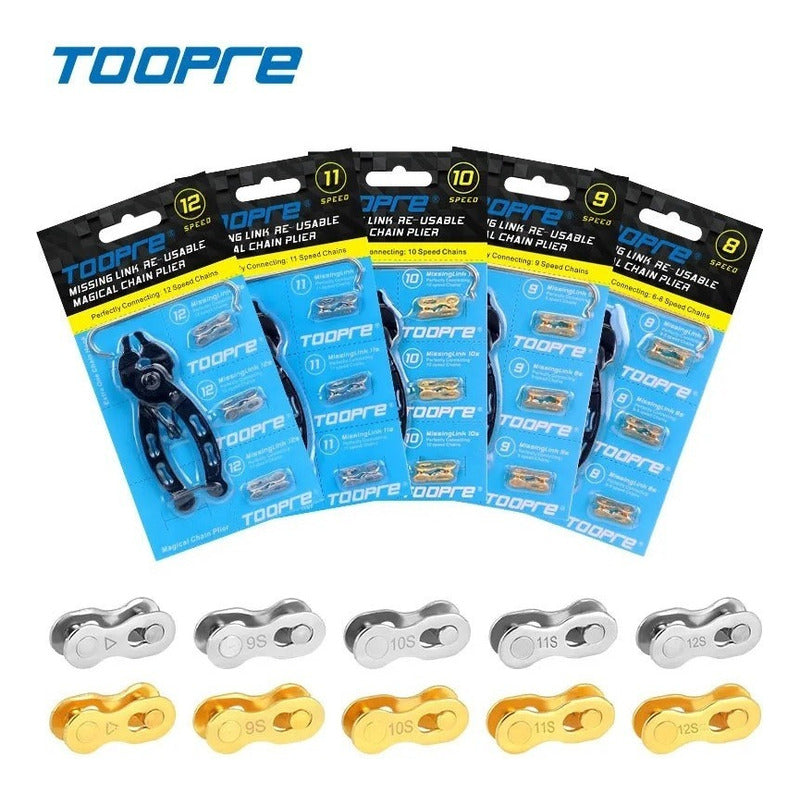 Pack Herramienta Alicate 2en1 Con 3 Eslabones De Cadena 11v Mi tienda-Repuesto-de-bicicleta