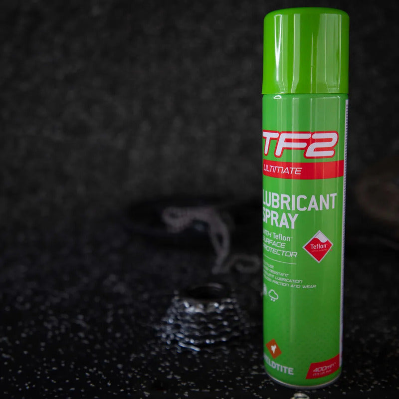 Aceite Lubricante Multiuso Tf2 Spray Weldtite Teflon 400ml Mi tienda-Repuesto-de-bicicleta