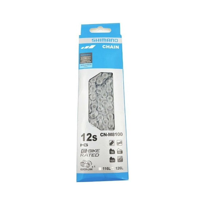 Cadena Shimano Xt Cn-m8100 12 Velocidades 126 Eslabones Mi tienda-Repuesto-de-bicicleta