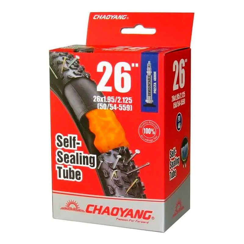 Camara Chaoyang 26 X 1.95/2.12 Liquido Antipinchazo Francesa Mi tienda-Repuesto-de-bicicleta