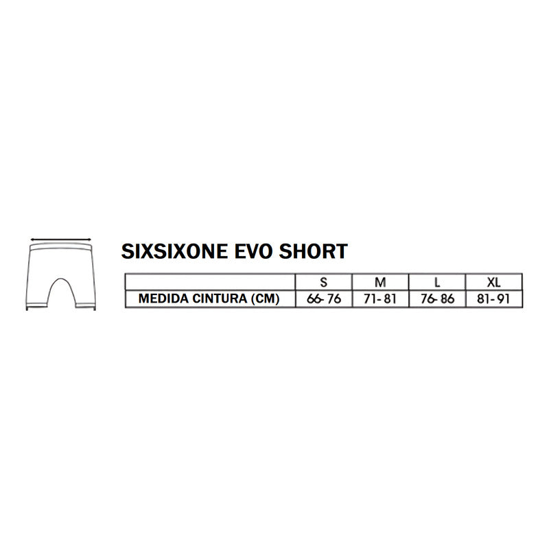 Short Con Proteccion Sixsixone 661 Evo D30 Mtb Enduro Mi tienda-Repuesto-de-bicicleta