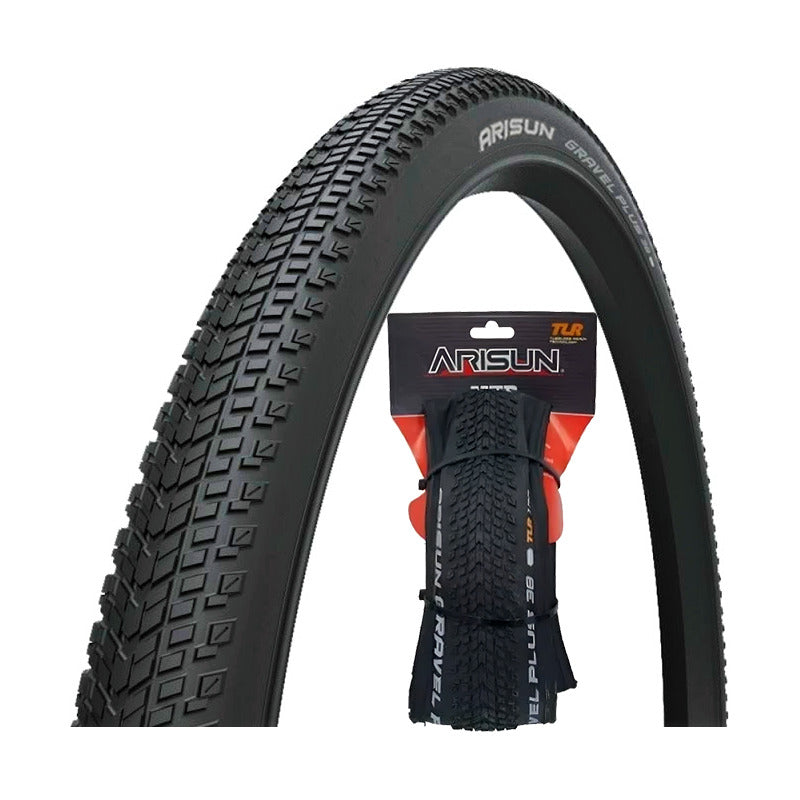 Neumatico 700x38c Arisun Gravel Plus Kevlar Tubeless 120tpi Mi tienda-Repuesto-de-bicicleta
