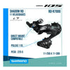 Pata Cambio Desviador Trasero Shimano 105 11v Rd-r7000-ss Negro Corto