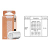 Camara Bicicleta Tpu Aro 700 30/50c Presta 65mm Ligera 45grs Presta Blanco