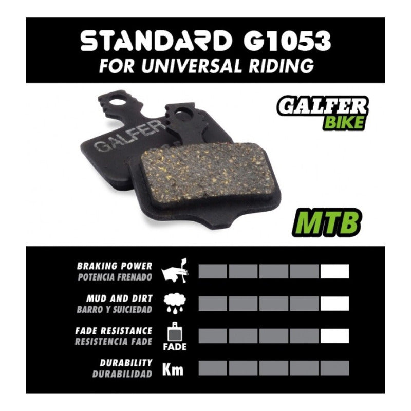 Pastillas Freno Galfer Estandar Para Magura Mt2 Mt4 Mt6 Mt8 Mi tienda-Repuesto-de-bicicleta