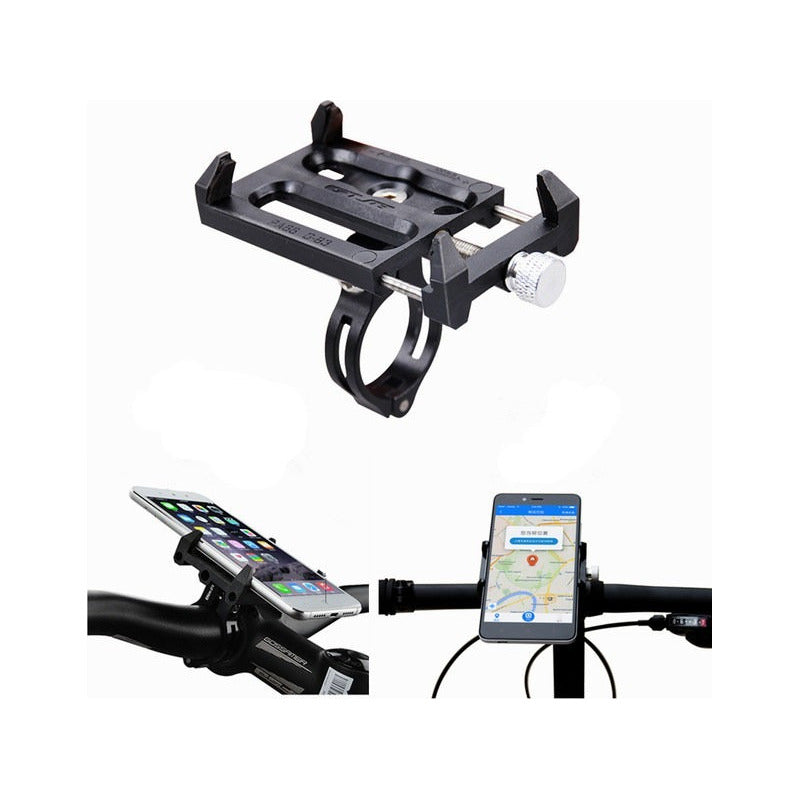 Soporte Manillar Bicicleta Telefono Ajustable Antideslizante Mi tienda-Repuesto-de-bicicleta
