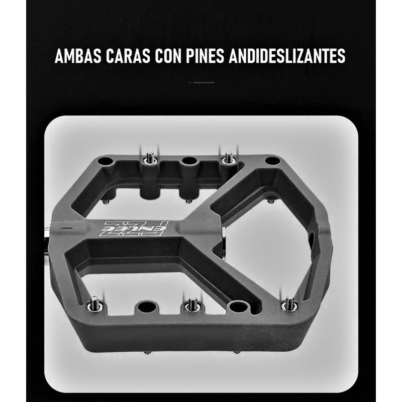 Pedales Bicicleta Plataforma Mtb Enduro Sellados C/ Pines Mi tienda-Repuesto-de-bicicleta