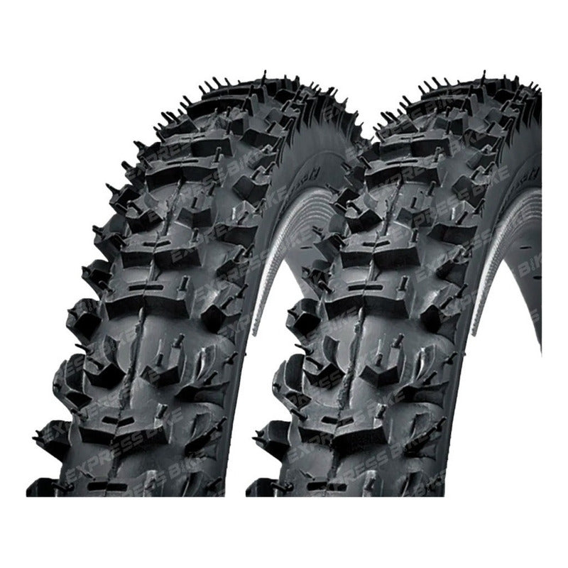 Pack 2 Neumaticos Y Camaras Aro 24 X 2.125 Rocky Mtb Mi tienda-Repuesto-de-bicicleta