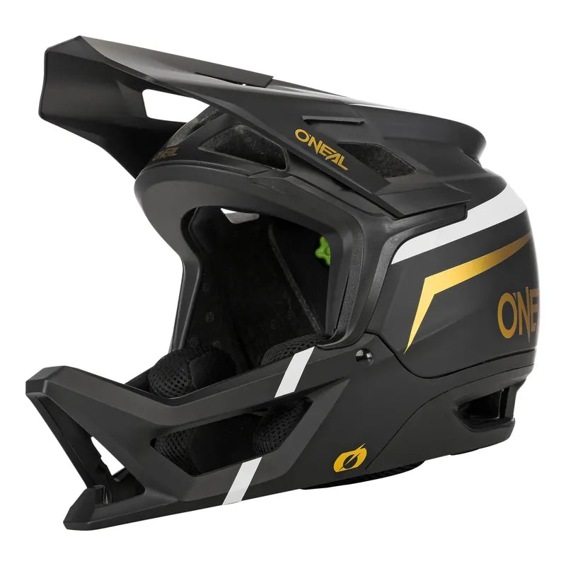 Casco Integral Bicicleta O'neal Transition Fidlock Dh Enduro Black Gold L (59-60cm)