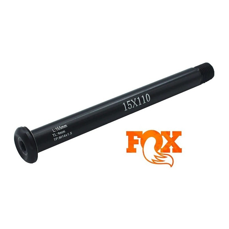 Eje Pasante Delantero Horquillas Fox Boost 15x110mm Eje 15mm Mi tienda-Repuesto-de-bicicleta
