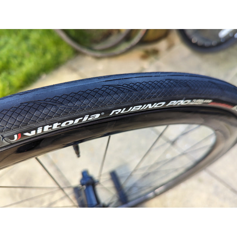 Neumatico Vittoria 700 X 25c Rubino Pro Graphene Kevlar Ruta Mi tienda-Repuesto-de-bicicleta