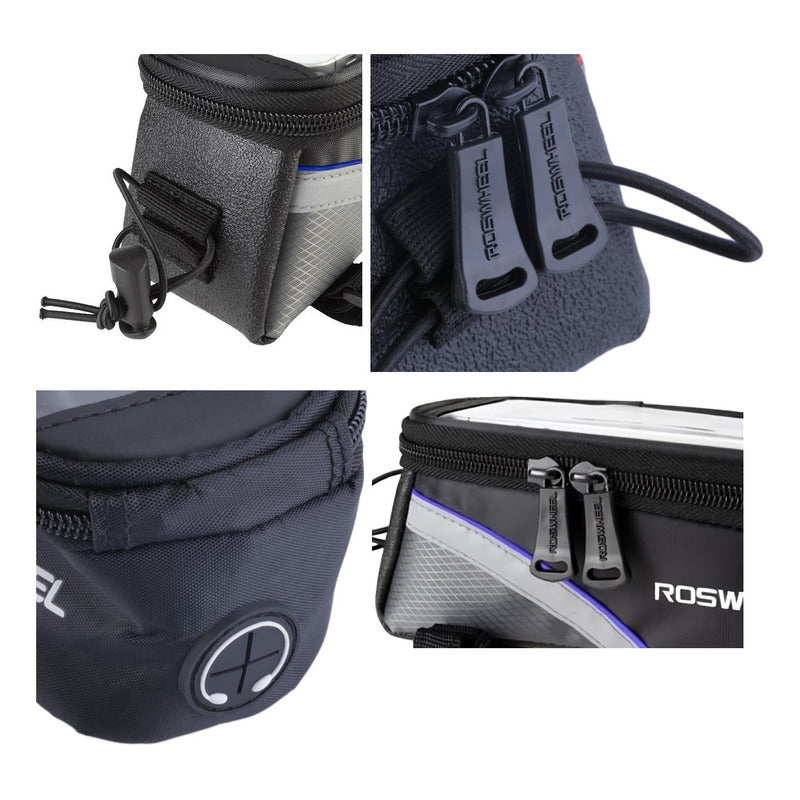 Bolso Delantero Bicicleta Porta Celular Impermeable Tactil