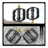 Pedales Bicicleta Sixsixone 661 Aluminio Con Pines Mtb - Negro