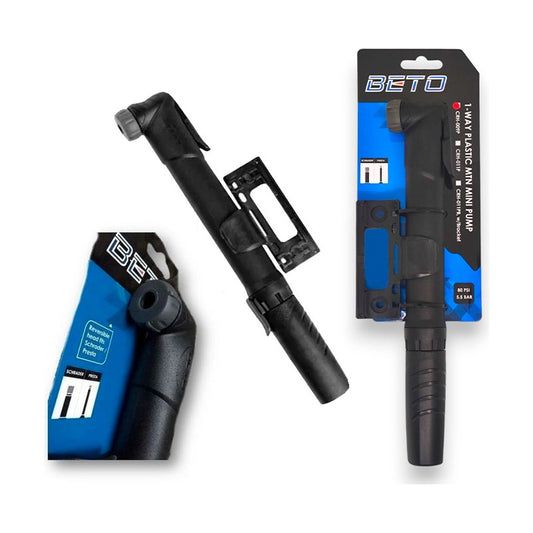 Bombín De Mano Beto Crh-009 80psi Bicicletas Con Soporte Mi tienda-Repuesto-de-bicicleta