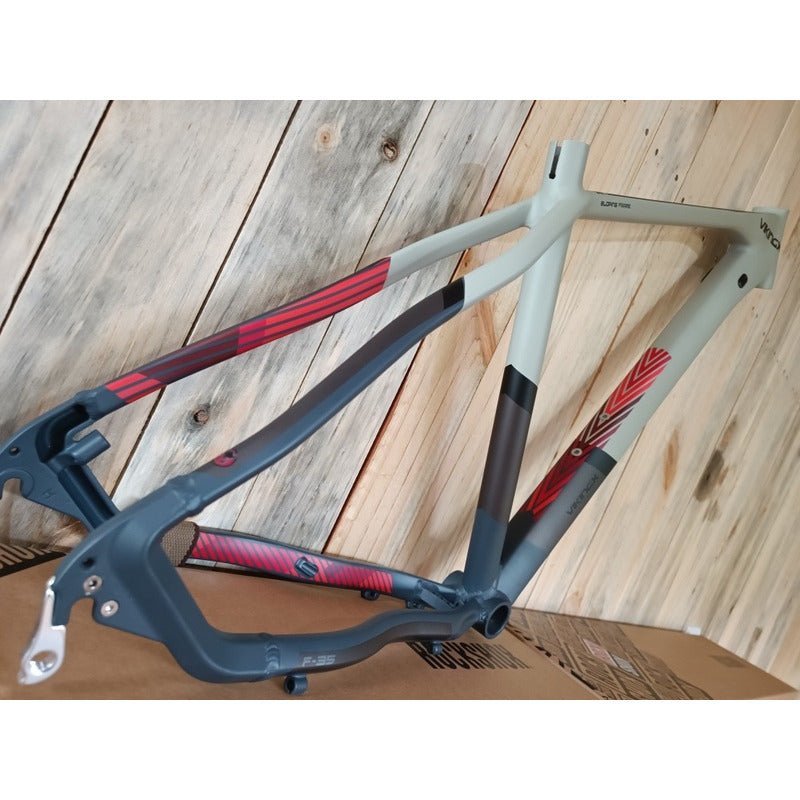 Cuadro Marco Bicicleta Viking Xc Aro 29 Gris/negro Matte Mi tienda-Repuesto-de-bicicleta