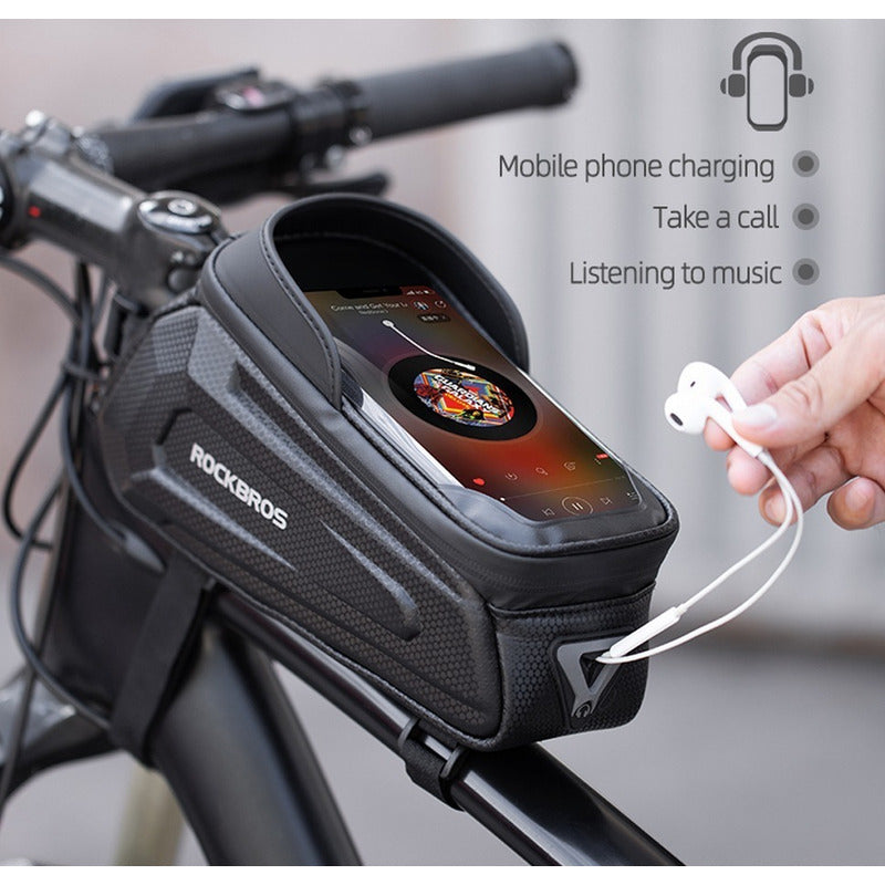 Bolso Bicicleta Porta Celular Impermeable Rockbros