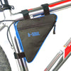 Bolso Triangular Cuadro Bicicleta Ergonomico Mtb Ruta Gravel Negro/azul