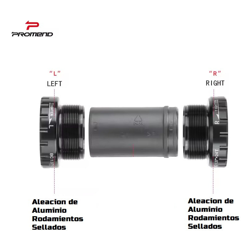Motor Integrado Roscado Bsa 68/73mm Para Bielas Sram Dub Mi tienda-Repuesto-de-bicicleta