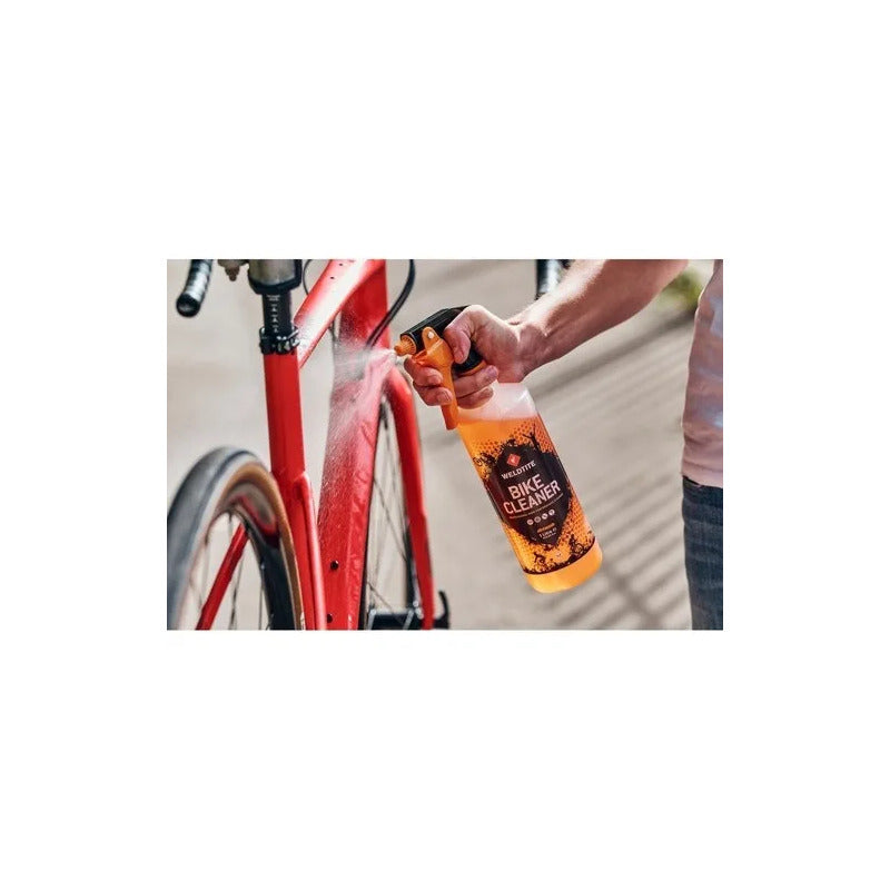 Kit Desengrasante Limpiador De Cadena 1lt + Aceite Weldtite Morado/naranja