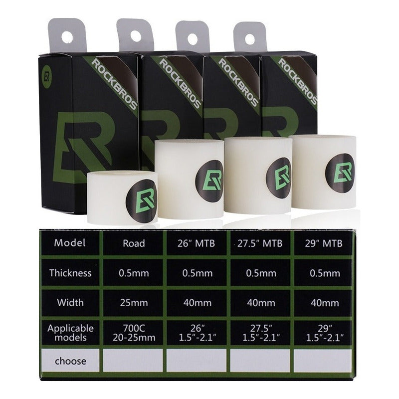 Pack 2 Cintas Tape Antipinchazos Bicicleta Rockbros Mtb Ruta Mi tienda-Repuesto-de-bicicleta