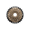Piñon Shimano Atornillado Mf-tz500 6v 14-28t Original Caja Dorado/negro 14 28