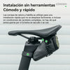 Bolso Para Sillin Bicicleta Impermeable Compacto Rockbros Negro-verde