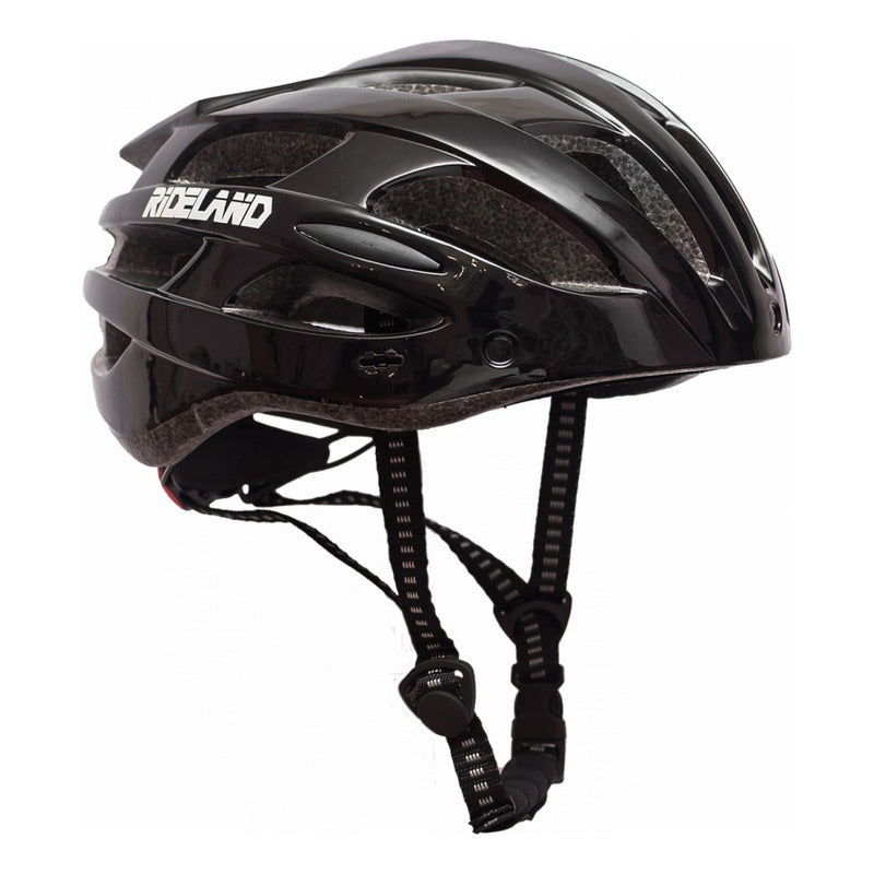 Casco De Bicicleta Certificado Rideland Spark Negro Mtb Ruta Mi tienda-Repuesto-de-bicicleta