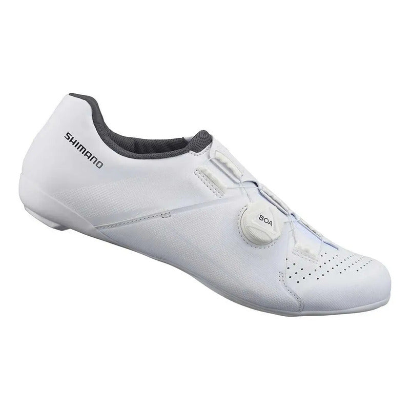 Zapatos Bicicleta Spd Anclaje Shimano Rc3 Carretera Ruta Blanco 45 Eu