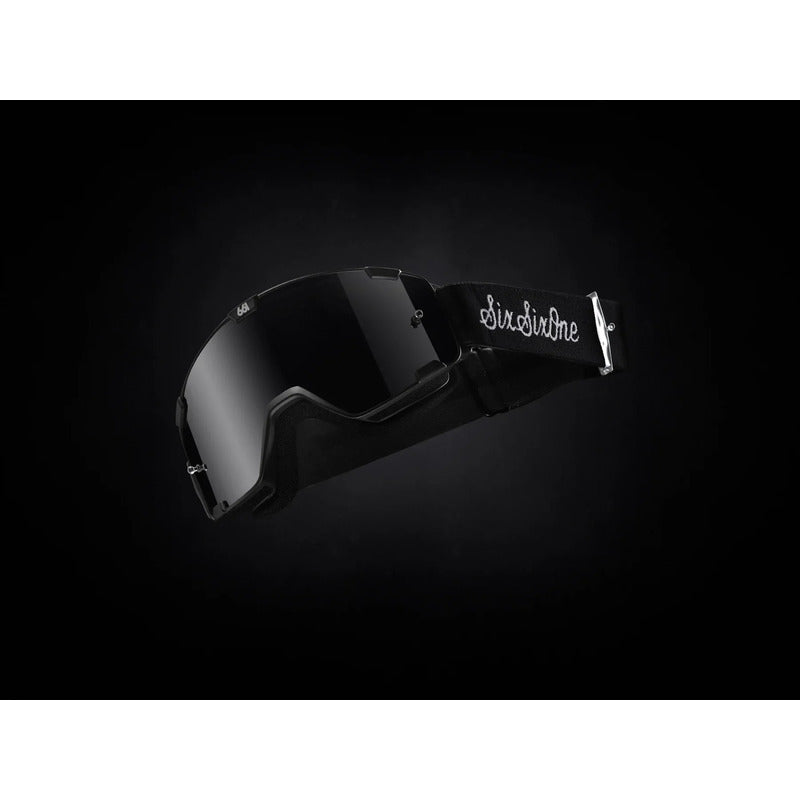 Antiparra Sixsixone 661 Radia Script L Negro Mtb Enduro Dh - Clear Smoked - Negro