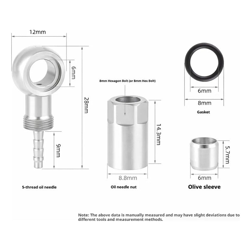 Conector Banjo De Flexible Hidraulico Para Shimano Sm-bh90