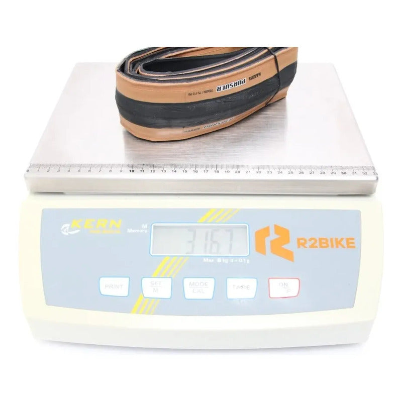 Neumatico 700x28c Maxxis Pursuer Tanwall Kevlar 60tpi Ruta Marrón/negro