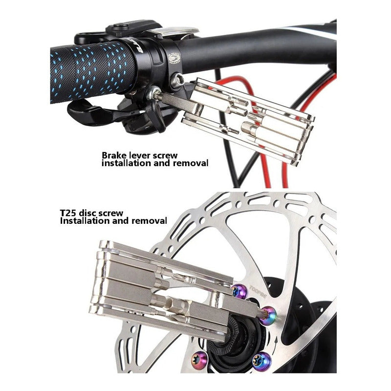 Multi Herramienta Profesional De Bicicleta Toopre 8 En 1 Mi tienda-Repuesto-de-bicicleta