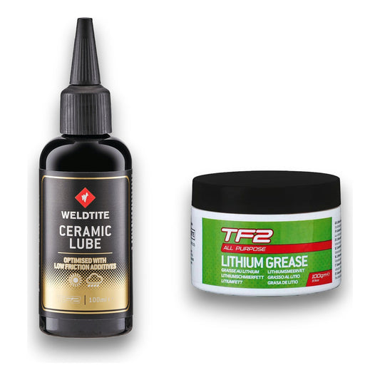 Pack Lubricante De Cadena Ceramico Y Grasa Tf2 Weldtite Mi tienda-Repuesto-de-bicicleta
