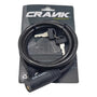 Candado Bicicleta Crank Con 2 Llaves 120cm X 8mm Negro