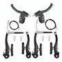 Kit Completo Frenos Bicicleta V-brake Eastman Resina Acero