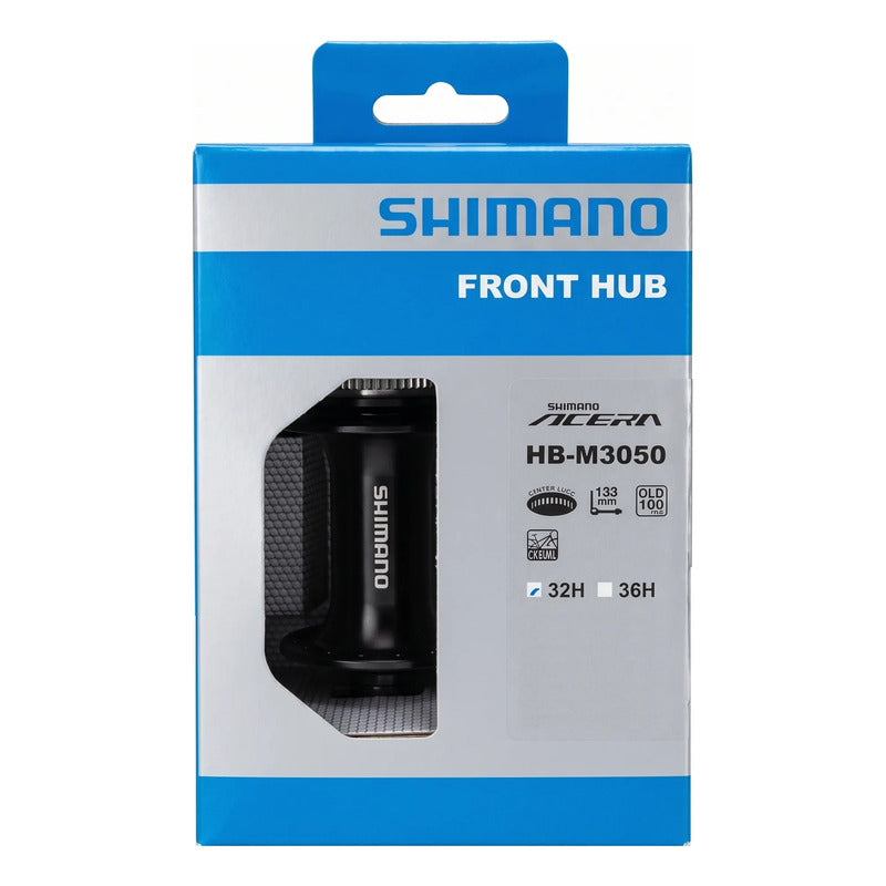 Maza Delantera Shimano Acera Hb-3050 9x100mm 32h Centerlock Negro
