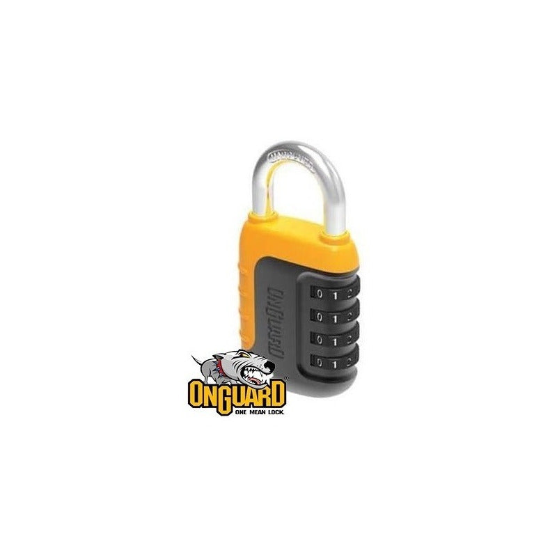 Candado Seguridad Bicicleta Onguard Padlock Neon Combinacion Mi tienda-Repuesto-de-bicicleta