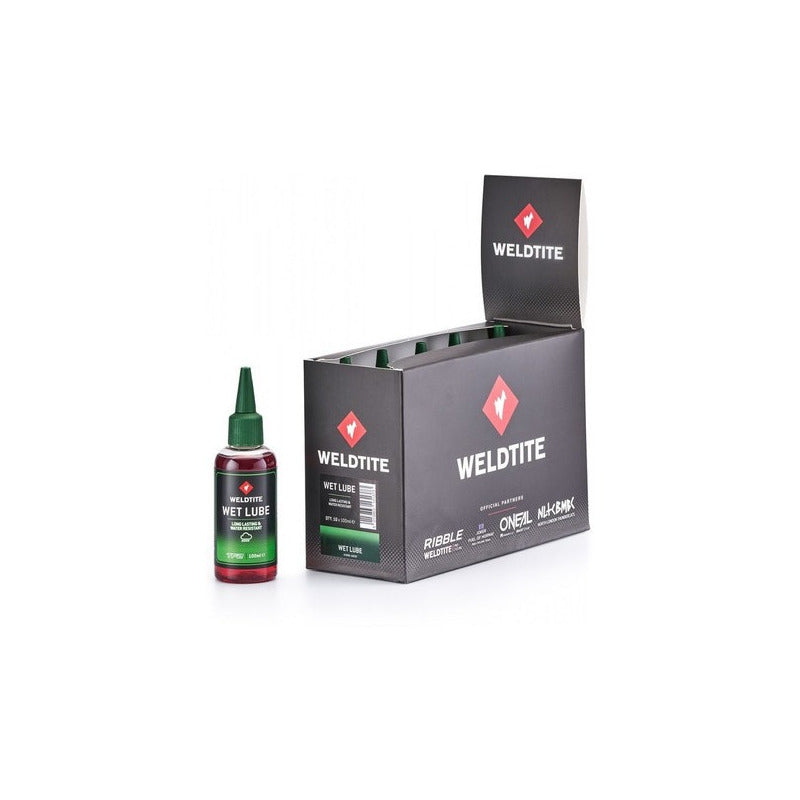 Lubricante Cadena Húmedo Wet Weldtite 100ml Mtb Mi tienda-Repuesto-de-bicicleta