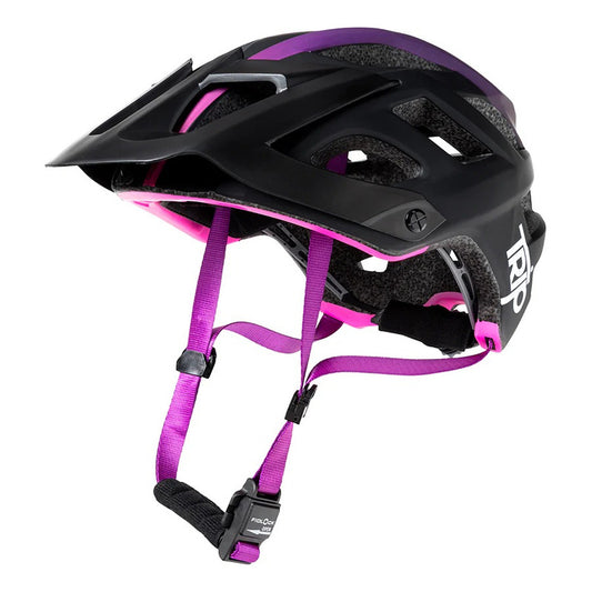 Casco Bicicleta Certificado Trip Mujer Fidlock Black Purple - Black Purple - S/m