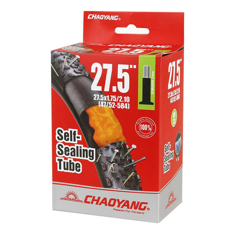 Camara Chaoyang 27.5 X1.75/2.10 Liquido Antipinchazo V. Auto Mi tienda-Repuesto-de-bicicleta