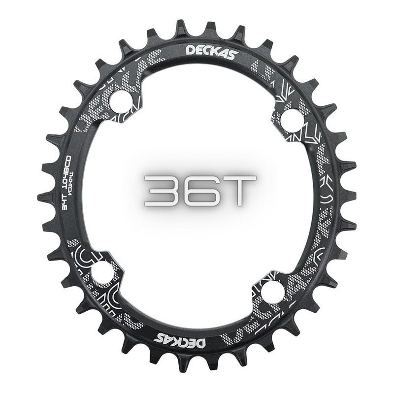 Corona Monoplato Narrow Wide 104 Bcd Ovalada 32t 34t 36t Mi tienda-Repuesto-de-bicicleta