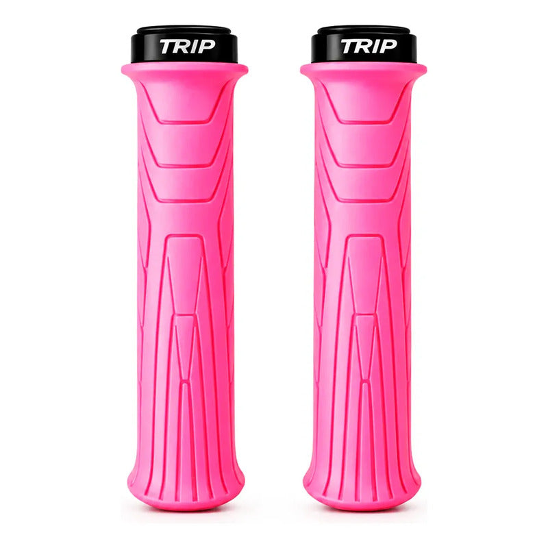 Puños Bicicleta Trip Axis Lock Grips Control Antideslizante Rosa