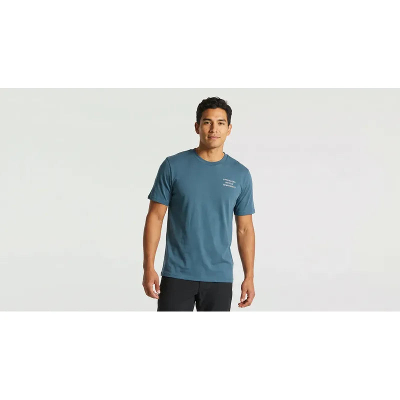 Polera Manga Corta Ciclismo Specialized Sbc Tee Unisex Cast Blue L