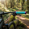 Puños Bicicleta Trip Lock Grips Antideslizante Turquesa Turquesa / Morado
