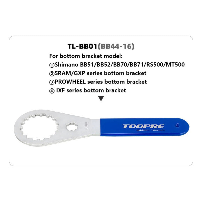 Llave Extractor Eje Motor Bsa Roscado Shimano Sram Prowheel Mi tienda-Repuesto-de-bicicleta