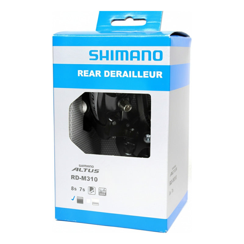 Pata Cambio Trasero Shimano Altus Rd-m310 6/7/8 Velocidades Negro