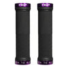 Puños Bicicleta Trip Lock Grips Antideslizante Black Purple Negro / Morado