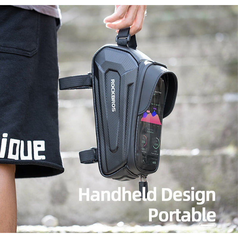 Bolso Bicicleta Porta Celular Impermeable Rockbros