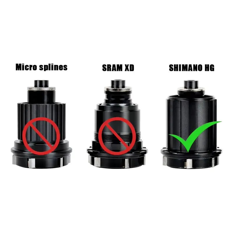 Piñon Cassette 12v 11-32 Para Nucleo Shimano Hg Mtb Ruta Plateado 11 32