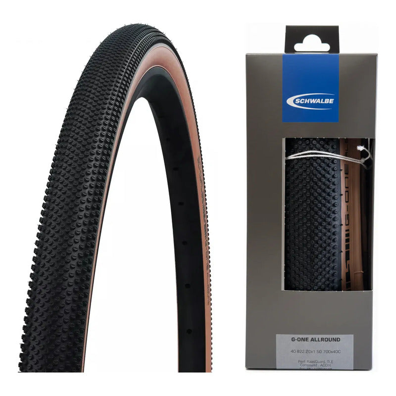 Neumatico Schwalbe G-one Allround 700 X 40c Bronze Skin Tlr Marrón
